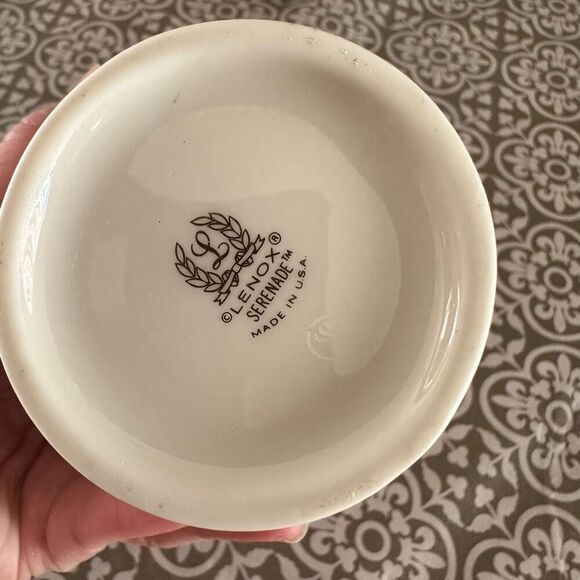 Lenox Serenade Vase Red Finch Bird & Floral Design vintage USA 6” approx - Picture 8 of 11